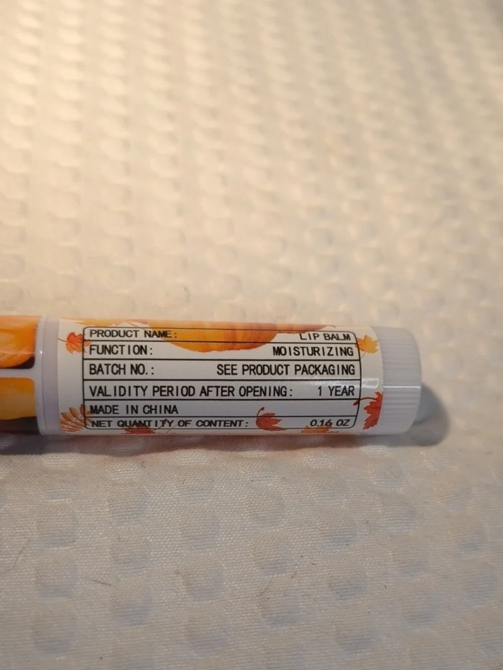 Pumpkin Lip Balm — Nourishing Fall Flavored Balm (Yellow)